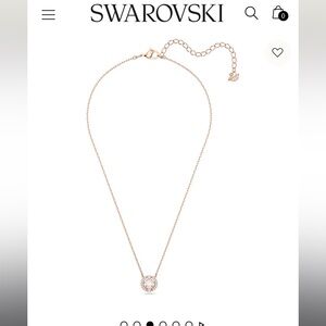 Swarovski Gold Crystal Necklace